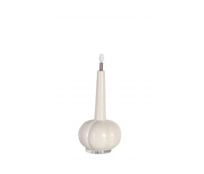 cream ceramic lamp base