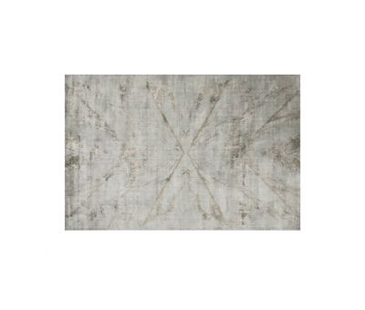 Block & Chisel silver viscose rug