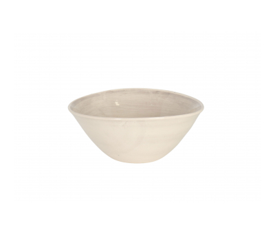 wonki ware plain wash grey soup bowl
