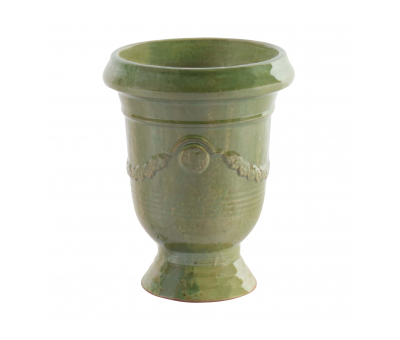 green glazed pot small
