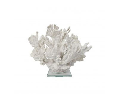 Block and chisel faux coral on Perspex base