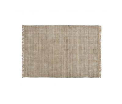 Natural block and chisel rug 