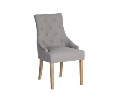 Block & Chisel grey upholstered dining chair