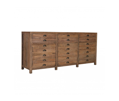 block and chisel sideboard with drawers and doors