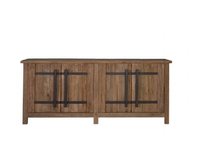 reclaimed oak buffet with metal detail