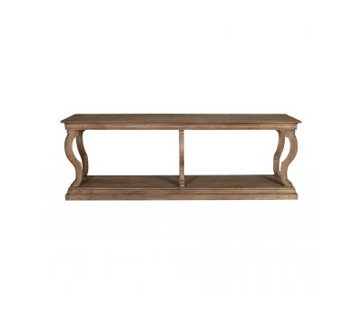 reclaimed oak console 