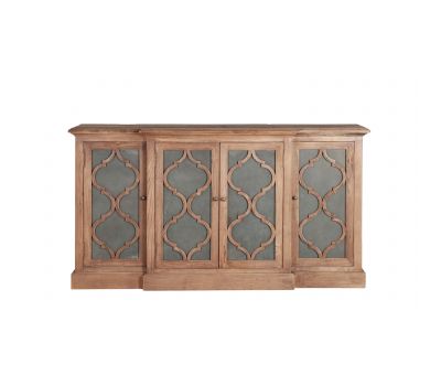 Bleached elm 4 door sideboard Château Collection