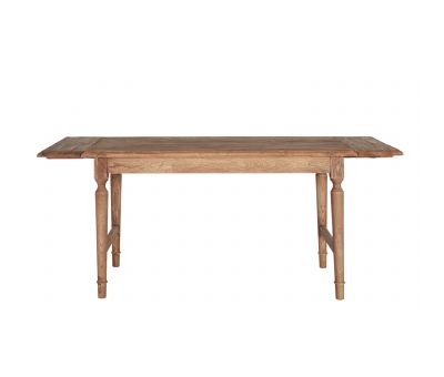 Extension dining table in wood 