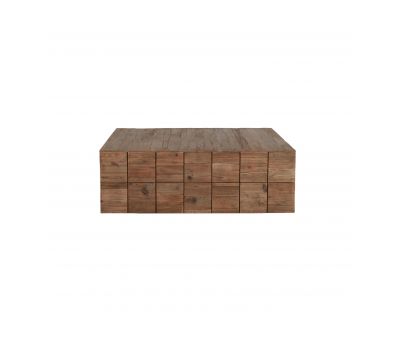 Parquet coffee table square 