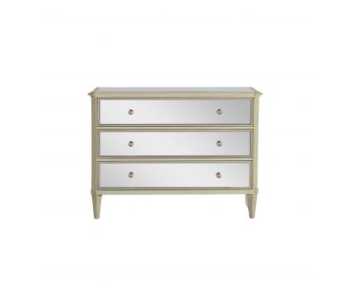 Opulent mirrored chest of drawers 