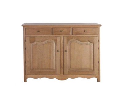 Block and chisel 2 door 3 drawer buffet server in oak