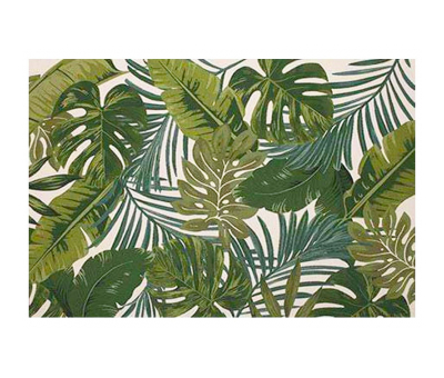 Jungle print rug 
