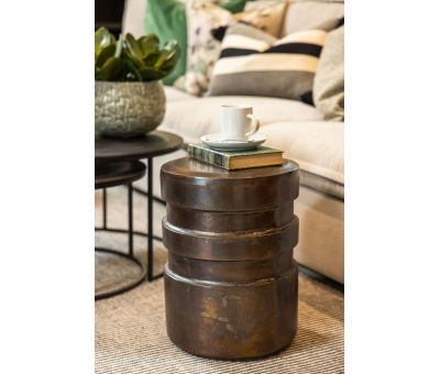 metal stool or side table 