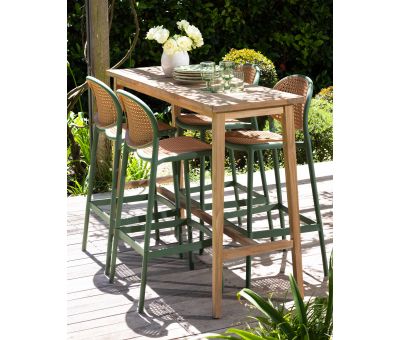 Block and chisel PVC bar chair