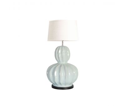 aqua ceramic lamp base 