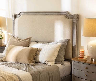Block and chisel french style headboard 