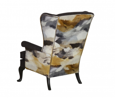 Limited edition upholstered wingback chair 