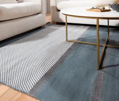 linie rug in blue