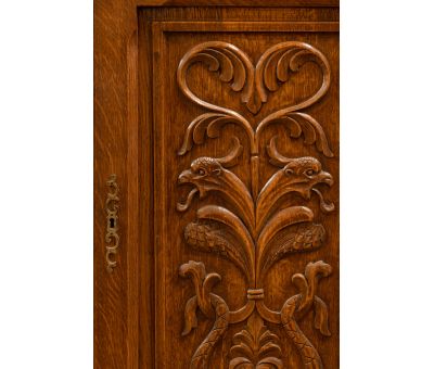 Limited edition sideboard with carvings on doors 