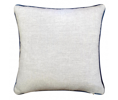 Block & Chisel coral cushion linen