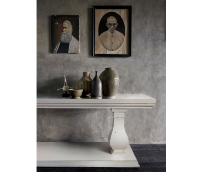 White console table Bramble collection 