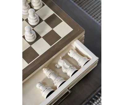 mahogany wood chess set
