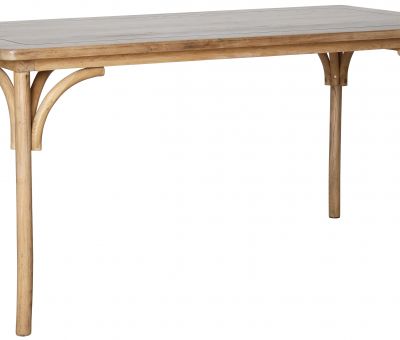 Block & Chisel rectangular oak wood dining table