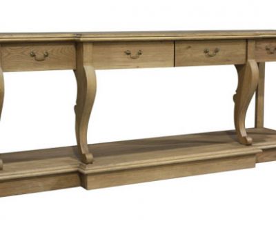 Block & Chisel solid weathered oak server