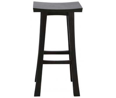 Block & Chisel black shinto barstool