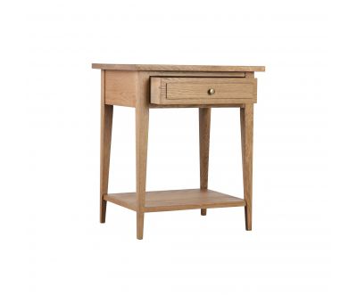 Block & Chisel solid weathered oak pedestal