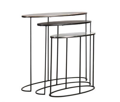 metal nesting console tables 
