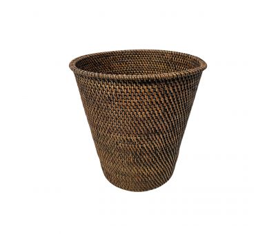 Rattan wastepaper basket
