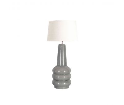 Ceramic grey lamp base 