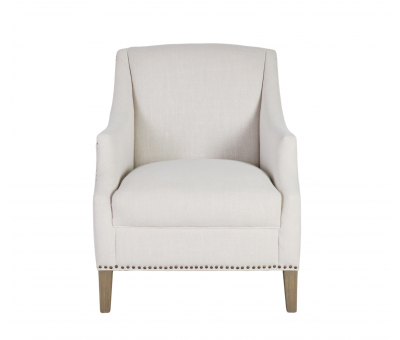 cream upholstered chair with studs Château Collection 