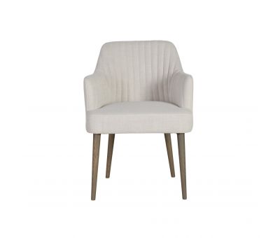 upholstered carver chair in velvet