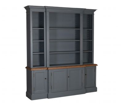 SIbley ECS breakfront bookcase chimney sweep grey 