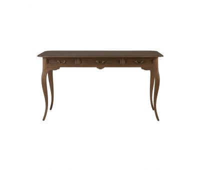 Block & Chisel solid railway oak writing table