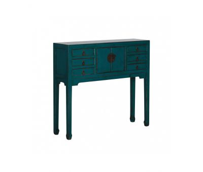 Painted console with storage 