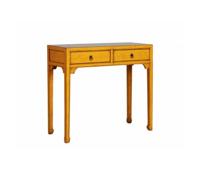 two drawer lacquered console 