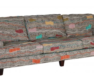 3 Seater savoy sofa upholstered in tapestry fabric 