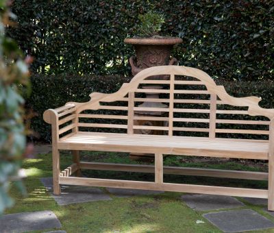 Block & Chisel teak wood bench