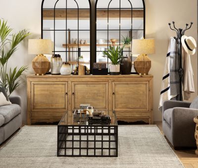 Block & Chisel pine wood sideboard
