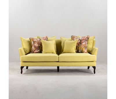 blush and gold cushion with velvet backing