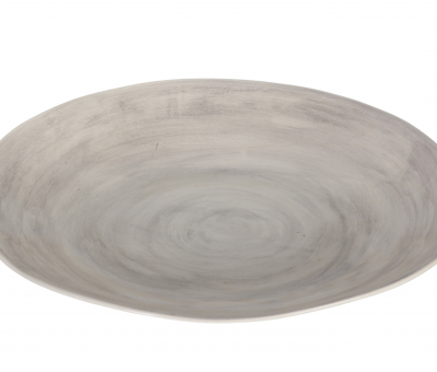 wonki ware oval serving bowl in grey 