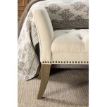 deep buttoned bedend with sides