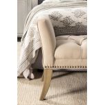 deep buttoned bedend with sides