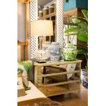 Opulent mirrored chest of drawers