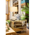 Opulent mirrored chest of drawers 