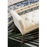 deep buttoned bedend with sides