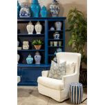 slipcover wingback chair 